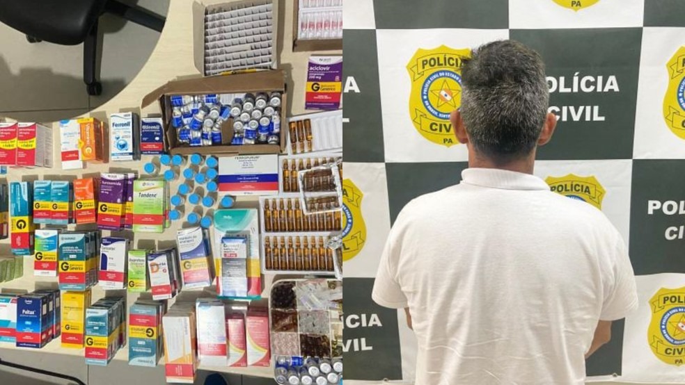 Homem é preso por exercício ilegal da medicina e adulteração de produtos terapêuticos