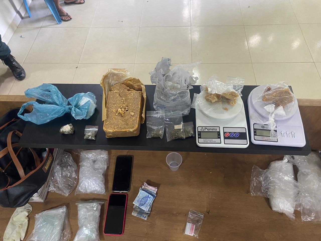 Quarteto é apreendido com 1,4 kg em droga transportado de Marabá a Parauapebas