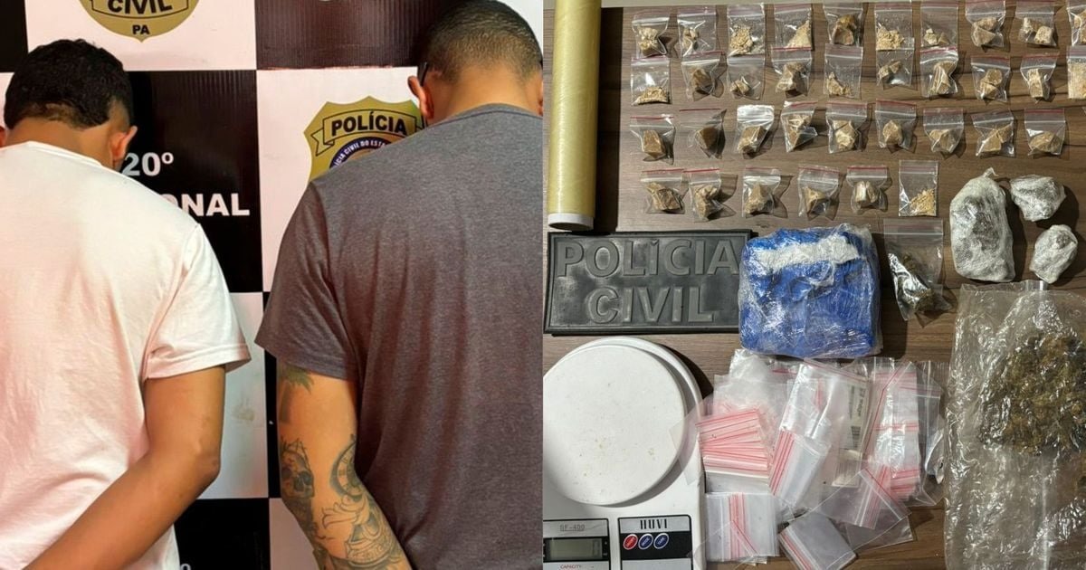 Polícia Civil prende dupla em flagrante por tráfico de drogas em Parauapebas