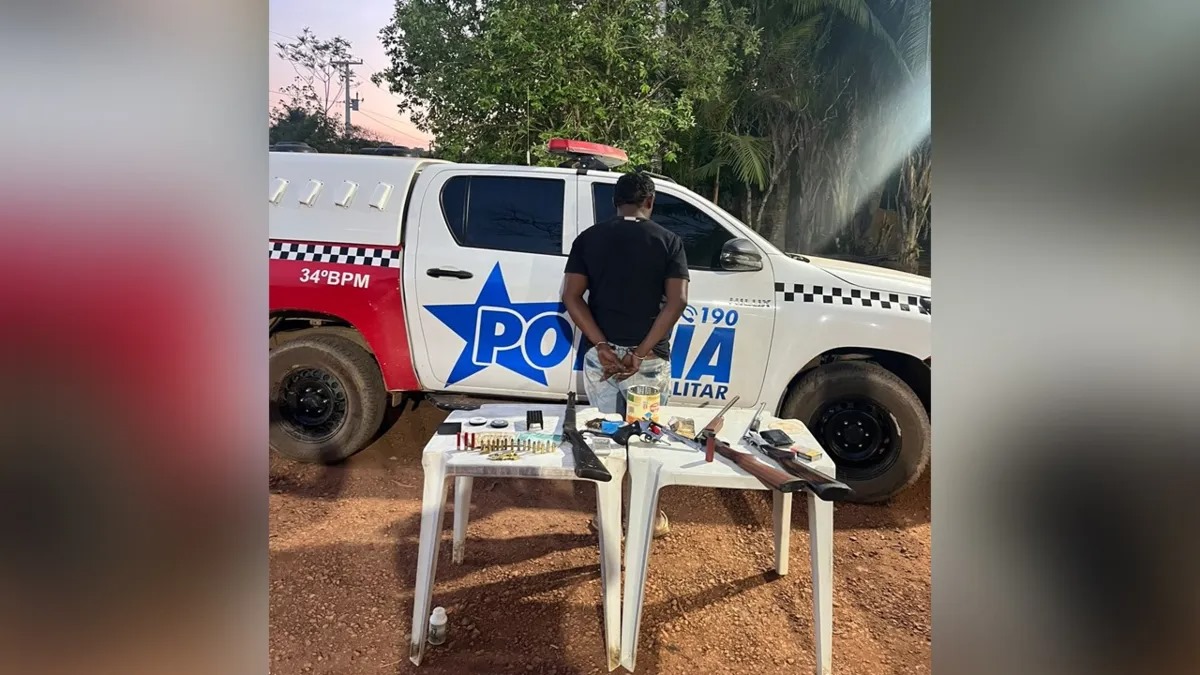 Foragido é preso vendendo drogas em bar de assentamento