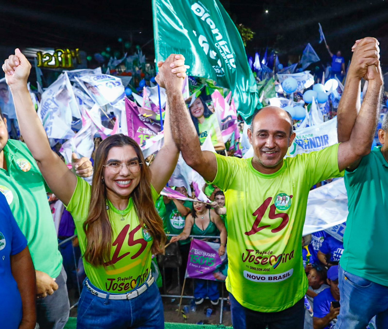 Josemira reúne 5 mil pessoas em comício no Novo Brasil