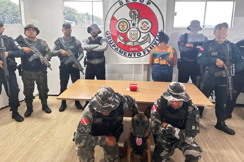 Polícia intercepta 1 quilo de drogas que ia de barco de Belém para o Marajó