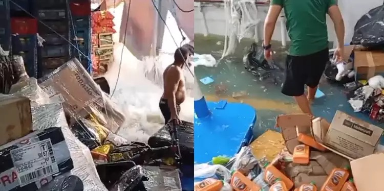 Embarcação que saiu de Belém, teve que fazer parada de emergência ao ser atingida por ventania