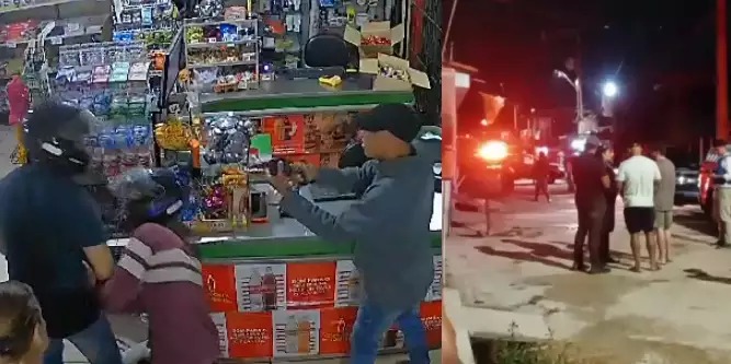 Assalto contra policial penal termina com um suspeito morto e outros dois presos, em Belém