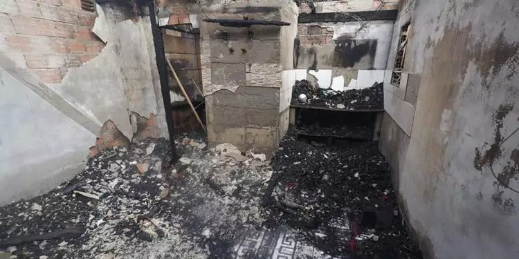 Em Belém: Seis casas são destruídas por incêndio no bairro da Terra Firme