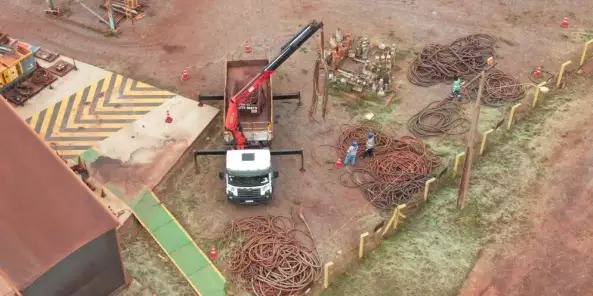 Parauapebas: Cinco homens são presos após tentarem furtar quase 2 toneladas de cabos de cobre