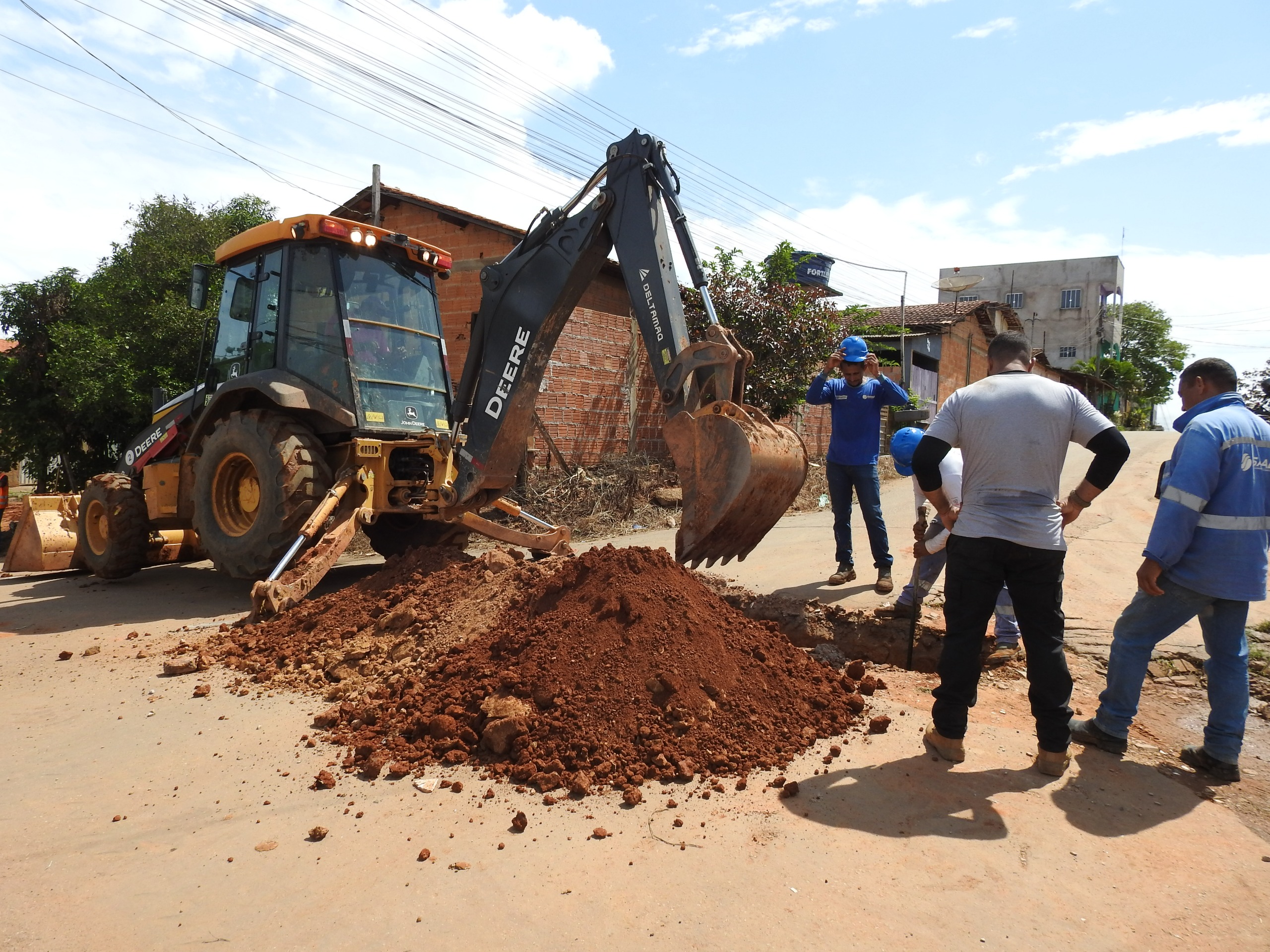 Parauapebas: Bairro Jardim América recebe interligação de rede que eliminará a dependência de carros-pipa