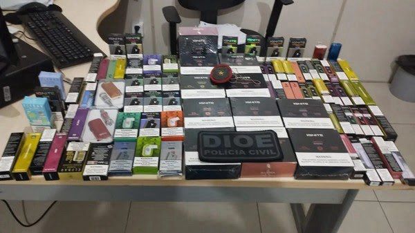 Suspeito é preso por comercializar cigarros eletrônicos falsificados no centro comercial de Belém