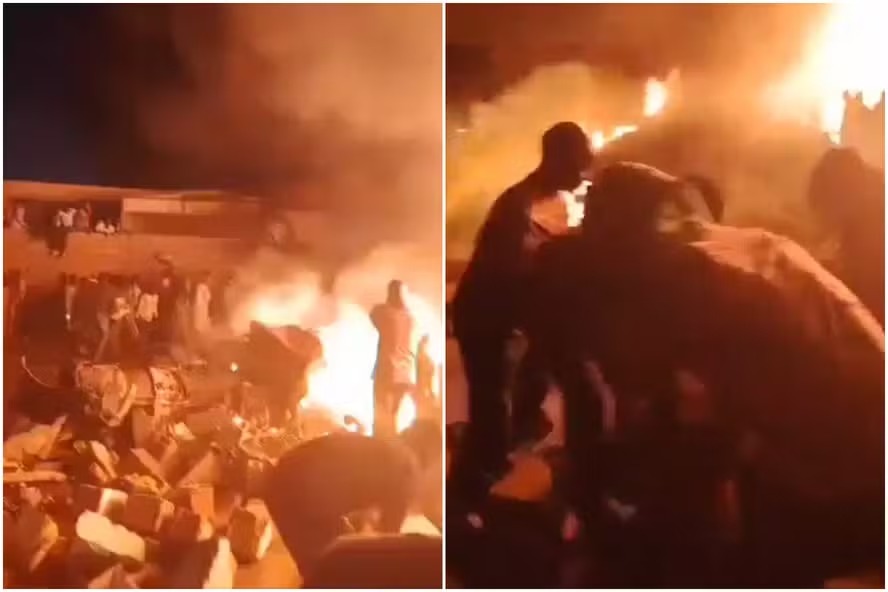 Avião cai em área residencial no Sudão e deixa 46 mortos