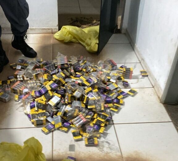 Carga de cigarros roubada é apreendida em Marabá