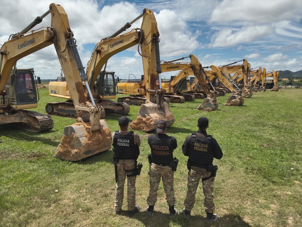 Operação da PF desmonta garimpos ilegais de ouro