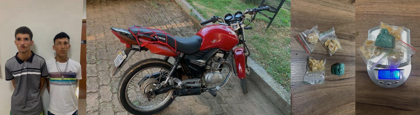 Parauapebas: Polícia apreende droga e motocicleta após perseguição