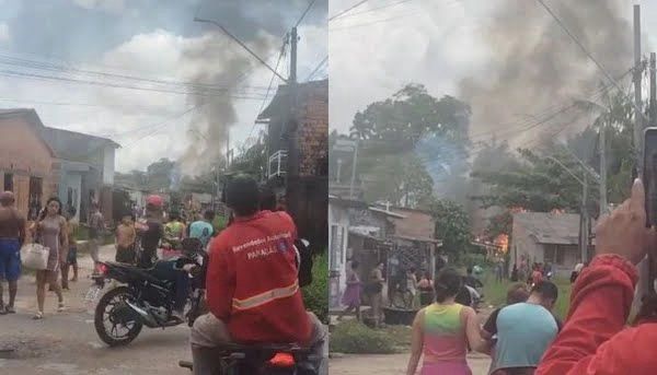 Incêndio atinge oito casas deixa uma pessoa morta em Belém