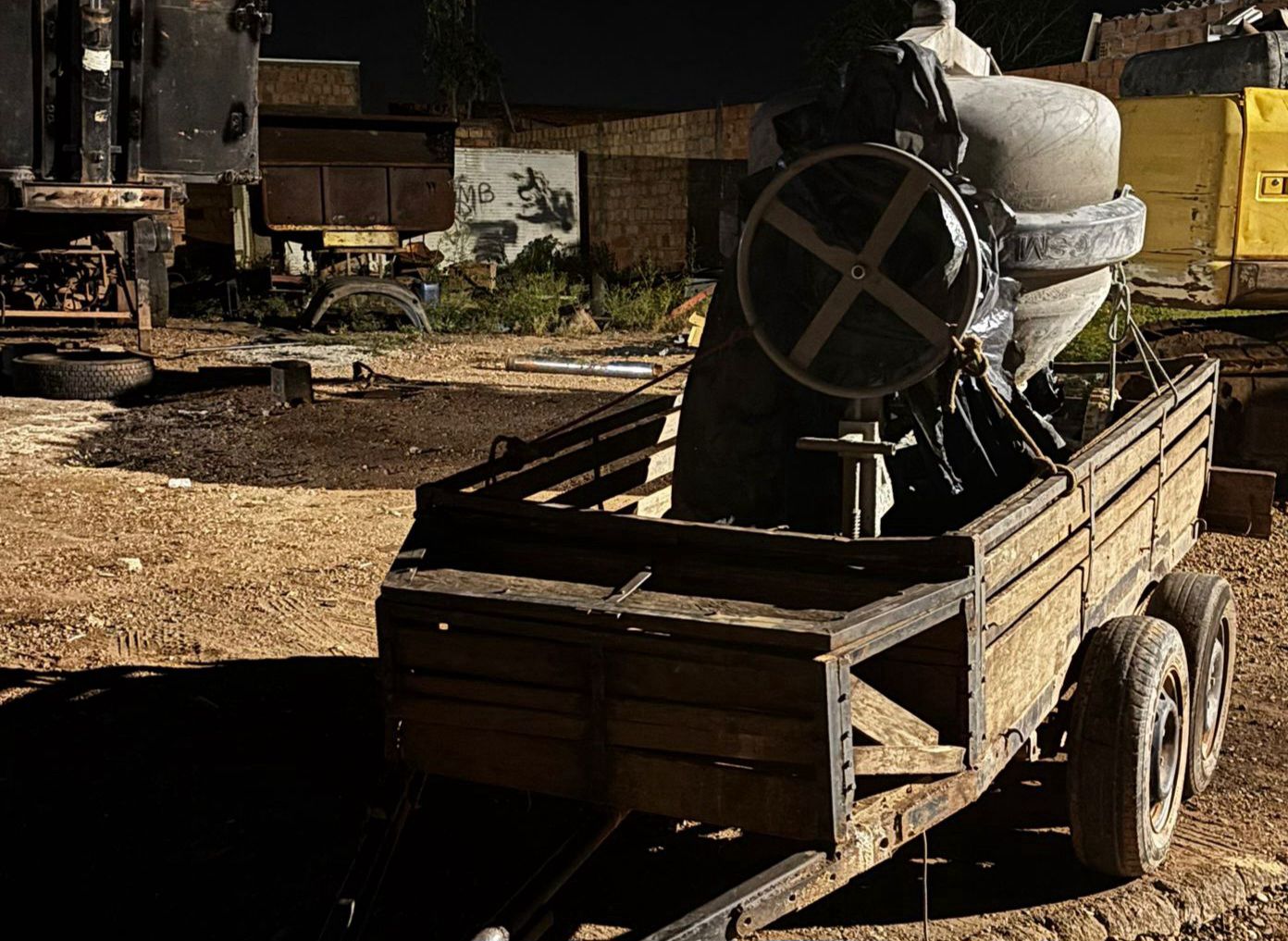 Marabá: PM recupera betoneira furtada