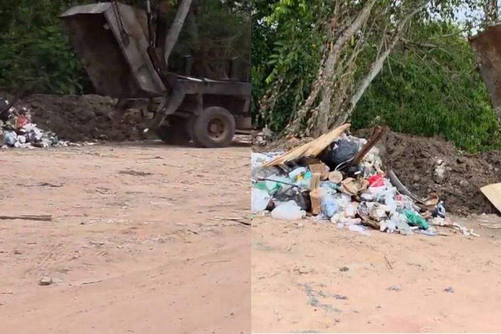 Dupla é presa ao descartar lixo doméstico próximo da Seccional do Guamá na Grande Belém