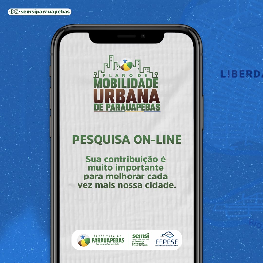 Prefeitura avança com pesquisa para o Plano de Mobilidade Urbana