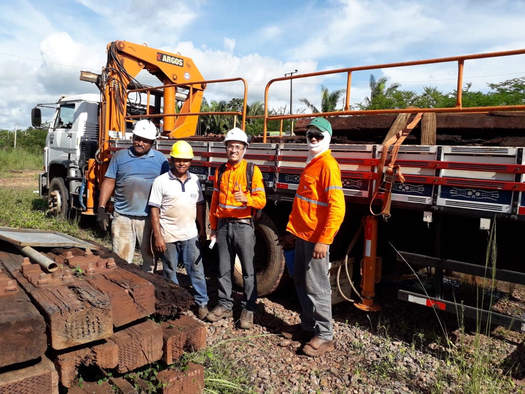 A Fazenda da Esperança foi agraciada  na última terça-feira(4), com dormentes da Empresa Vale