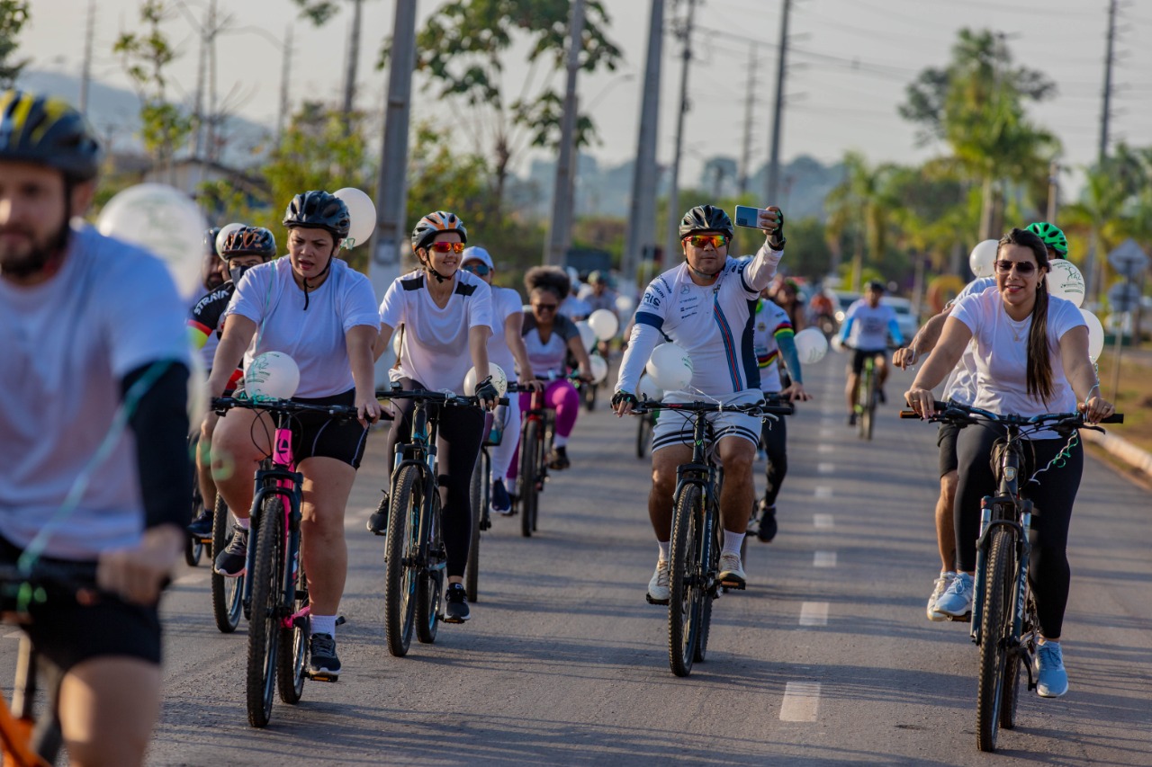 Passeio ciclístico e caminhada por mais segurança no trânsito de Parauapebas