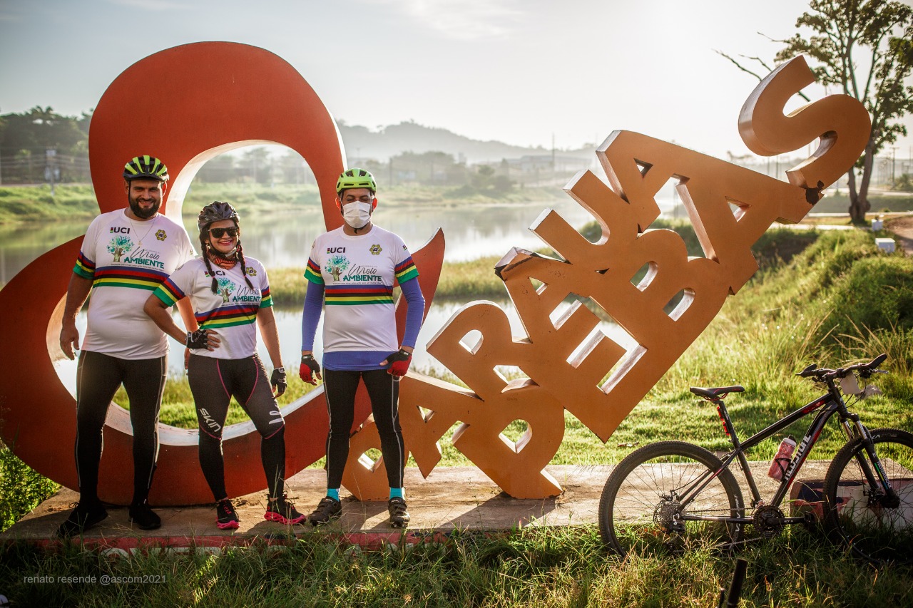 Semana do Meio Ambiente reúne  cerca de 200 ciclistas de Parauapebas  em passeio ecológico