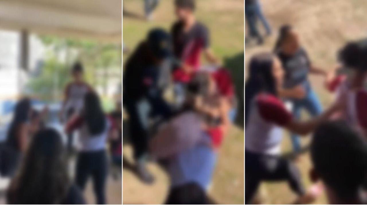 Vídeo: mãe bate com cinto em aluna que teria agredido a filha dela no Pará