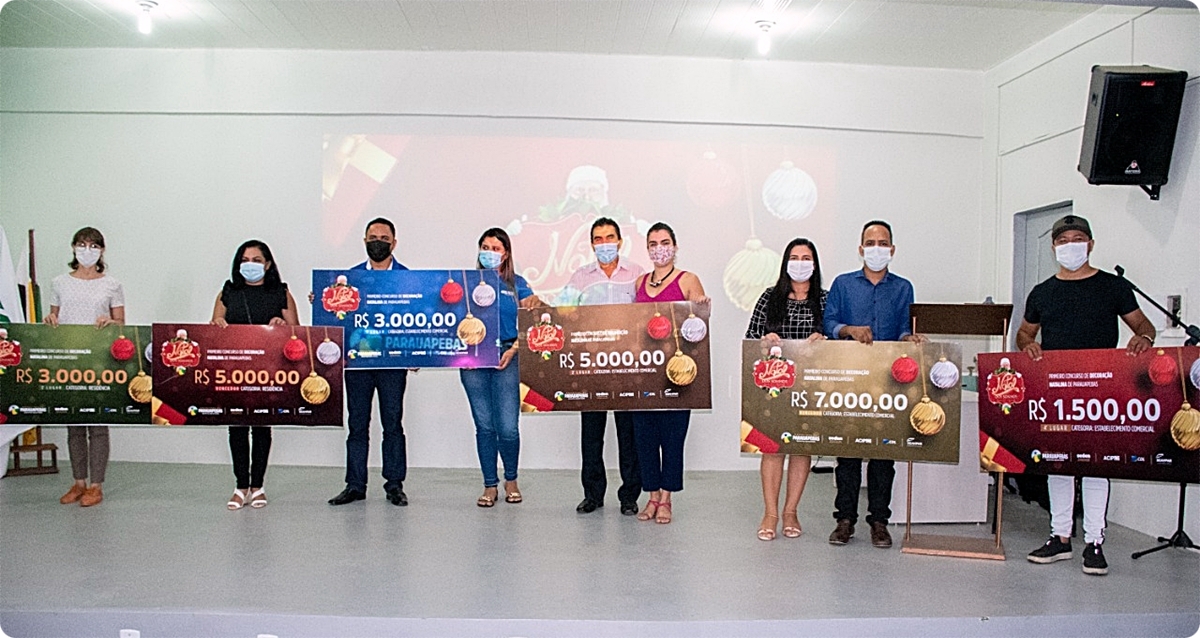 Melhor decoração natalina é premiada em Parauapebas