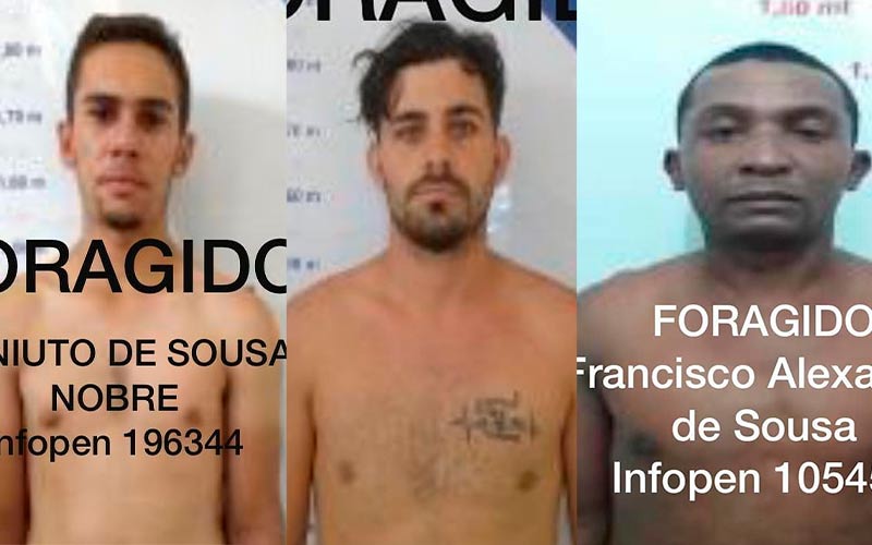 Três presos conseguem fugir da penitenciaria de Parauapebas