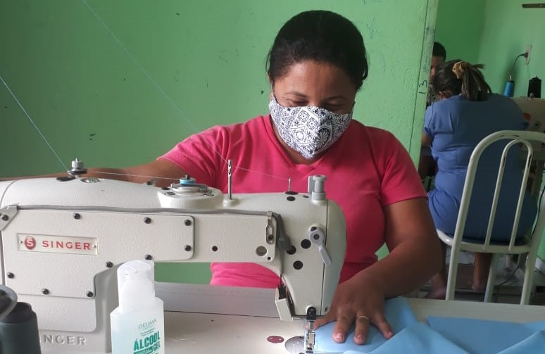 Produção de máscaras de tecido aquece economia de municípios paraenses e ajuda a prevenir coronavírus
