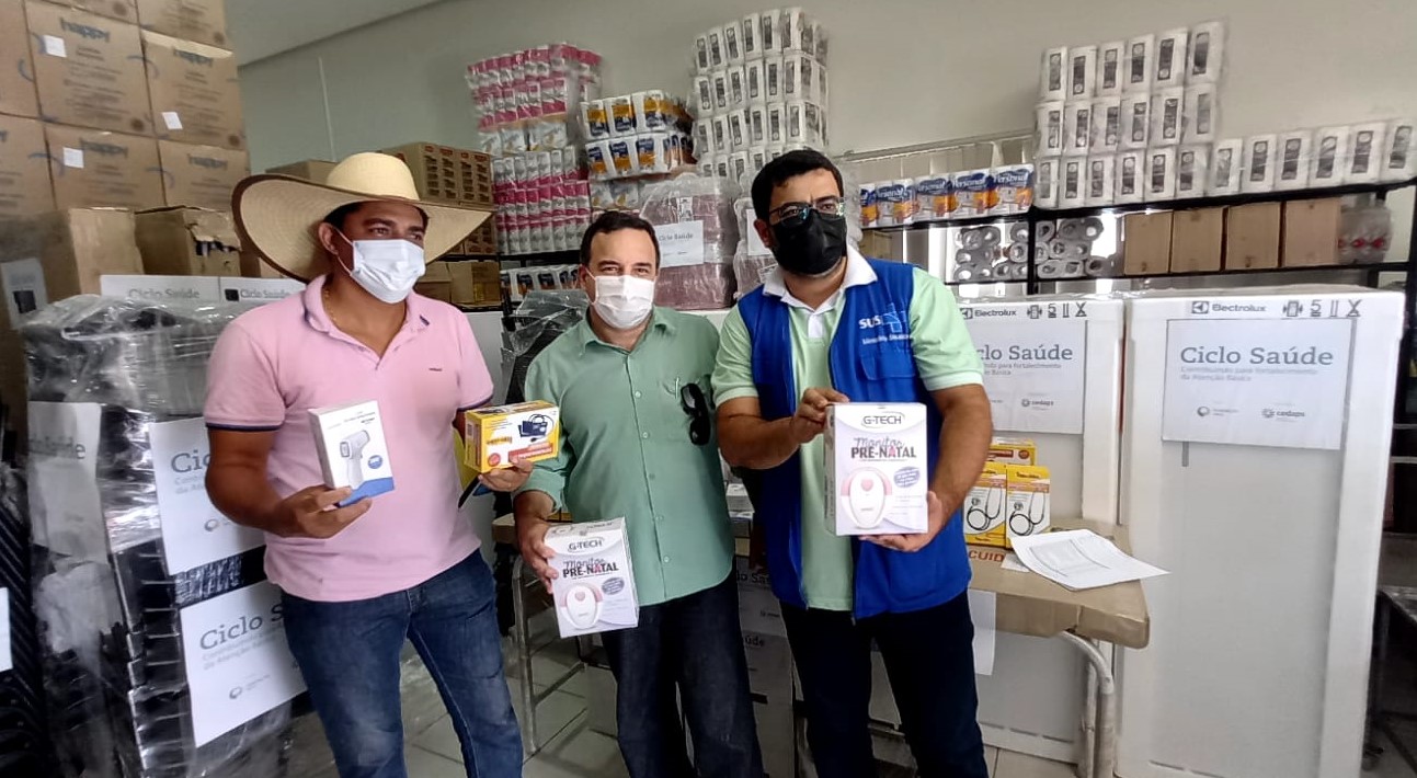 Ciclo Saúde inicia entrega de equipamentos e mobiliários para a Atenção Básica de quatro municípios do Pará
