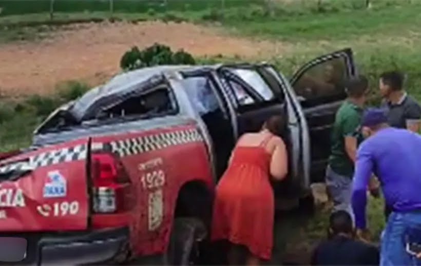 Pará: Acidente entre viatura da PM e carro de passeio deixa cinco pessoas mortas