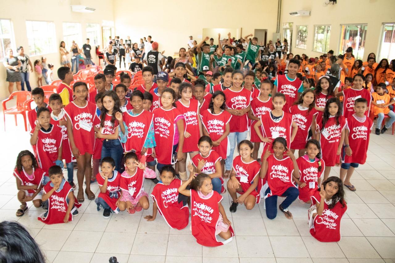 Alunos de Serra Pelada participam de Colônia de Férias