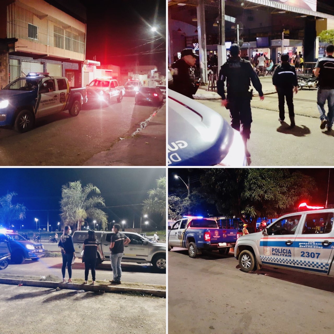 Prefeitura e órgãos de segurança pública intensificam fiscalizações em ambientes com aglomerações