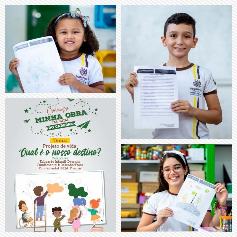 Concurso “Minha obra na capa do caderno” apresenta os vencedores