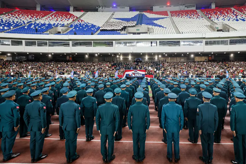 Governo do Pará forma 963 novos soldados da Polícia Militar para reforçar a segurança pública