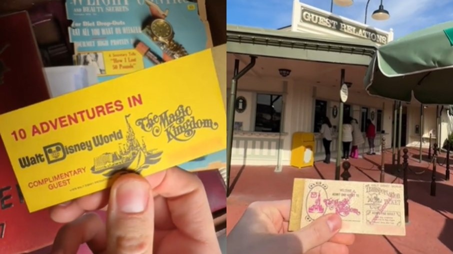 Homem entra na Disney com ingresso comprado em 1978