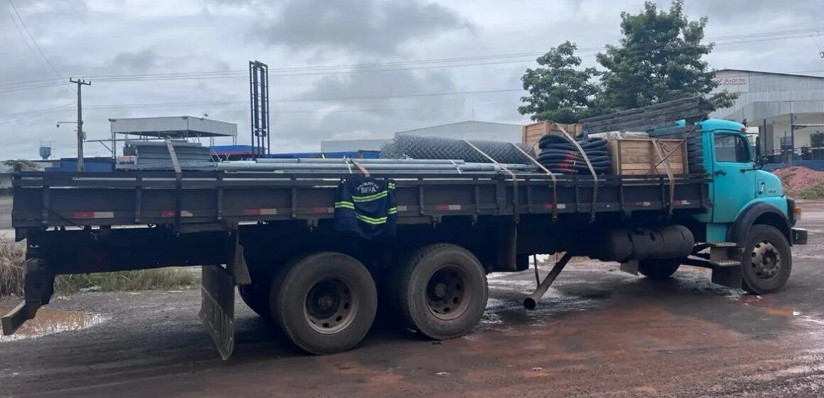 Marabá: Fiscalização apreende estrutura metálica avaliada em R$ 137 mil