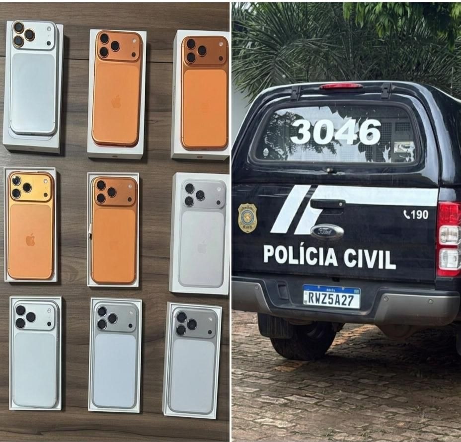 Aparelhos iPhone 17 avaliados em R$ 90 mil são recuperados