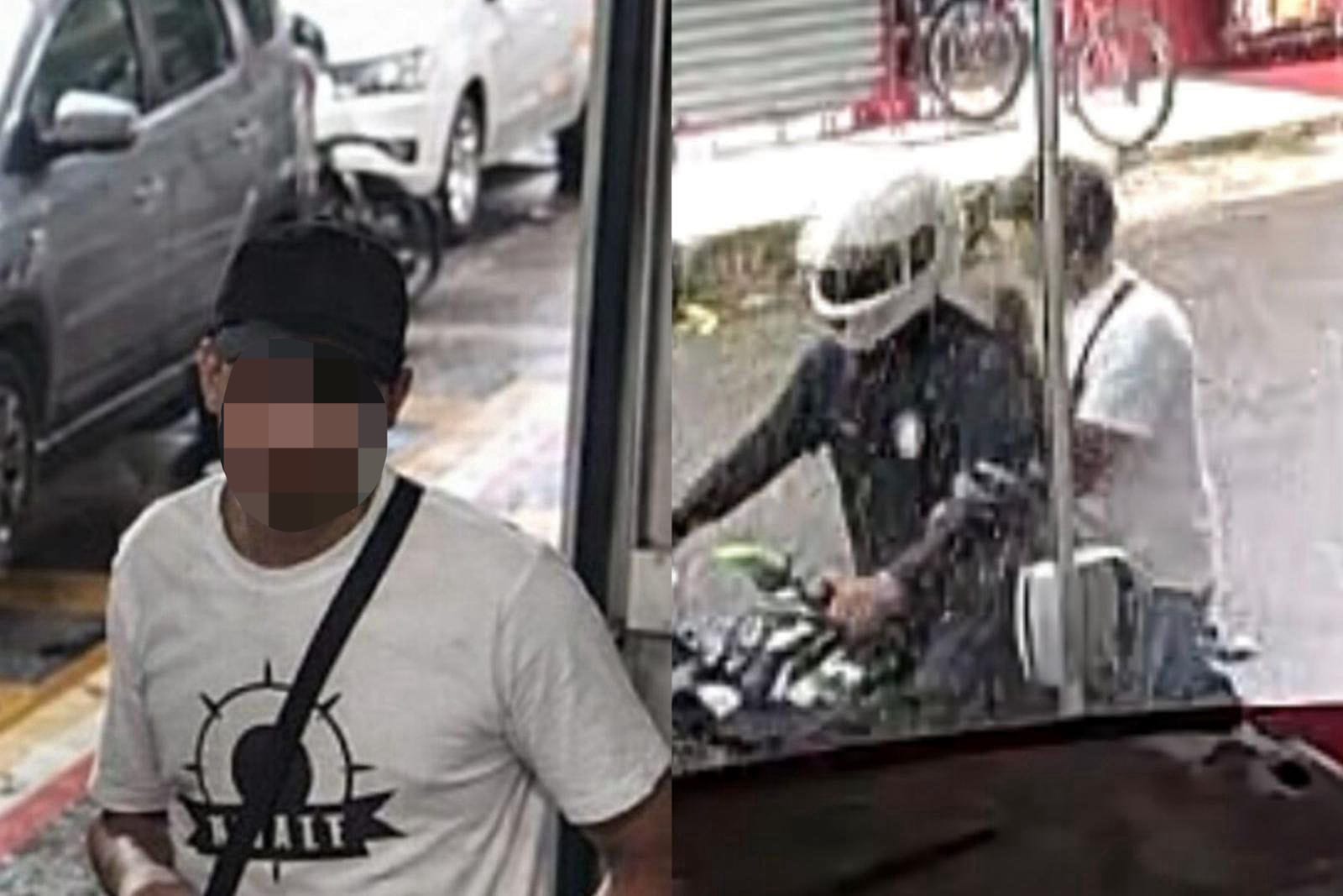 Câmeras de segurança registram assalto a barbearia no Maracangalha