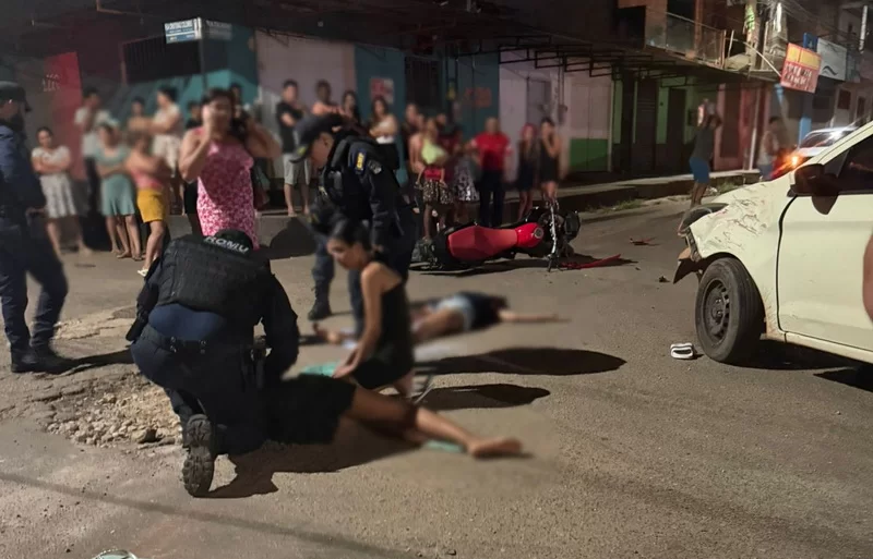 Suspeito foge da ROMU, atropela duas jovens e é preso com drogas em Parauapebas