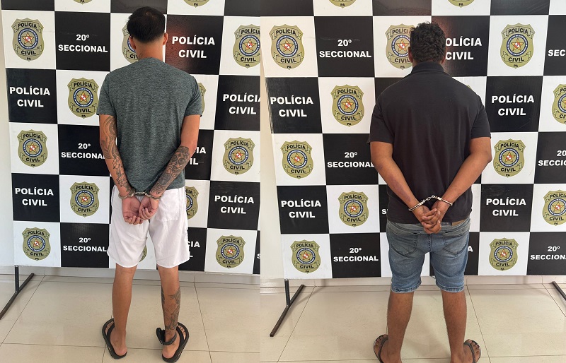 Polícia prende dois suspeitos de envolvimento em homicídio em Parauapebas