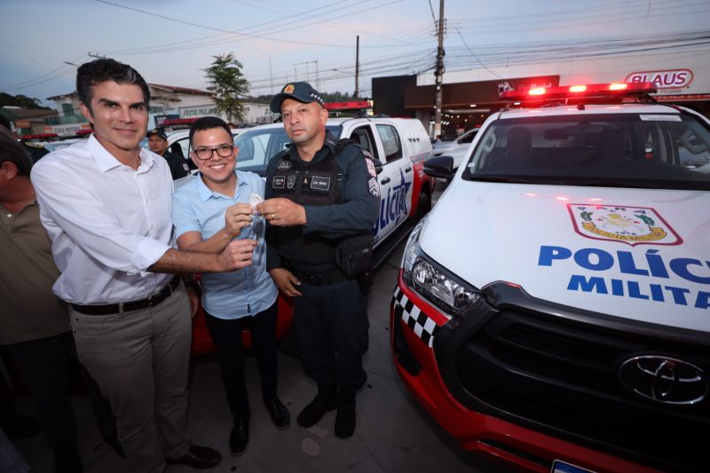 Em Parauapebas, Estado entrega 32 viaturas novas para a Polícia Militar