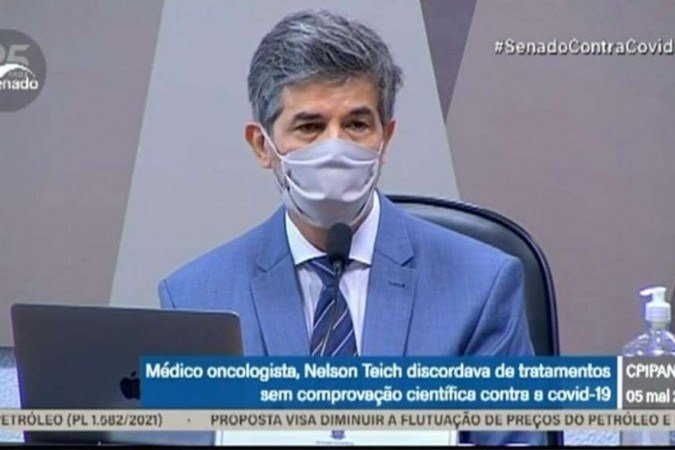Teich diz que saiu por não concordar com uso de cloroquina