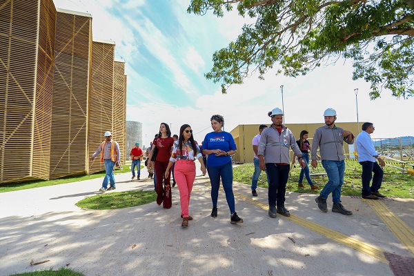 Prefeita visita obras da Usina da Paz, que deve ser inaugurada em 4 de junho