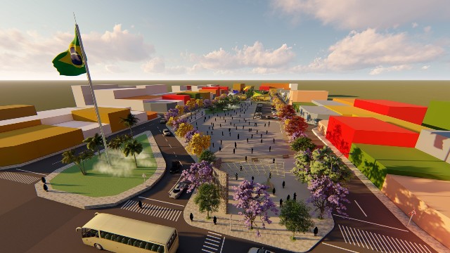 Iniciadas as obras de revitalização da Praça dos Metais