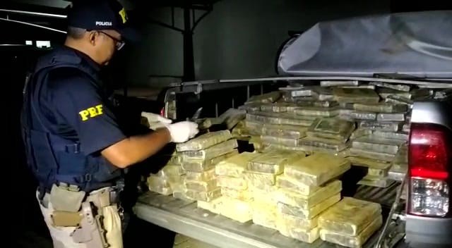 PRF apreende 438 kg de cocaína avaliado em 79 milhões em Castanhal (PA)