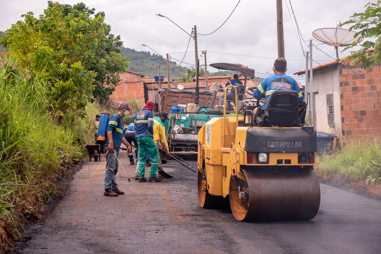 Obras avançam no bairro Jardim Ipiranga