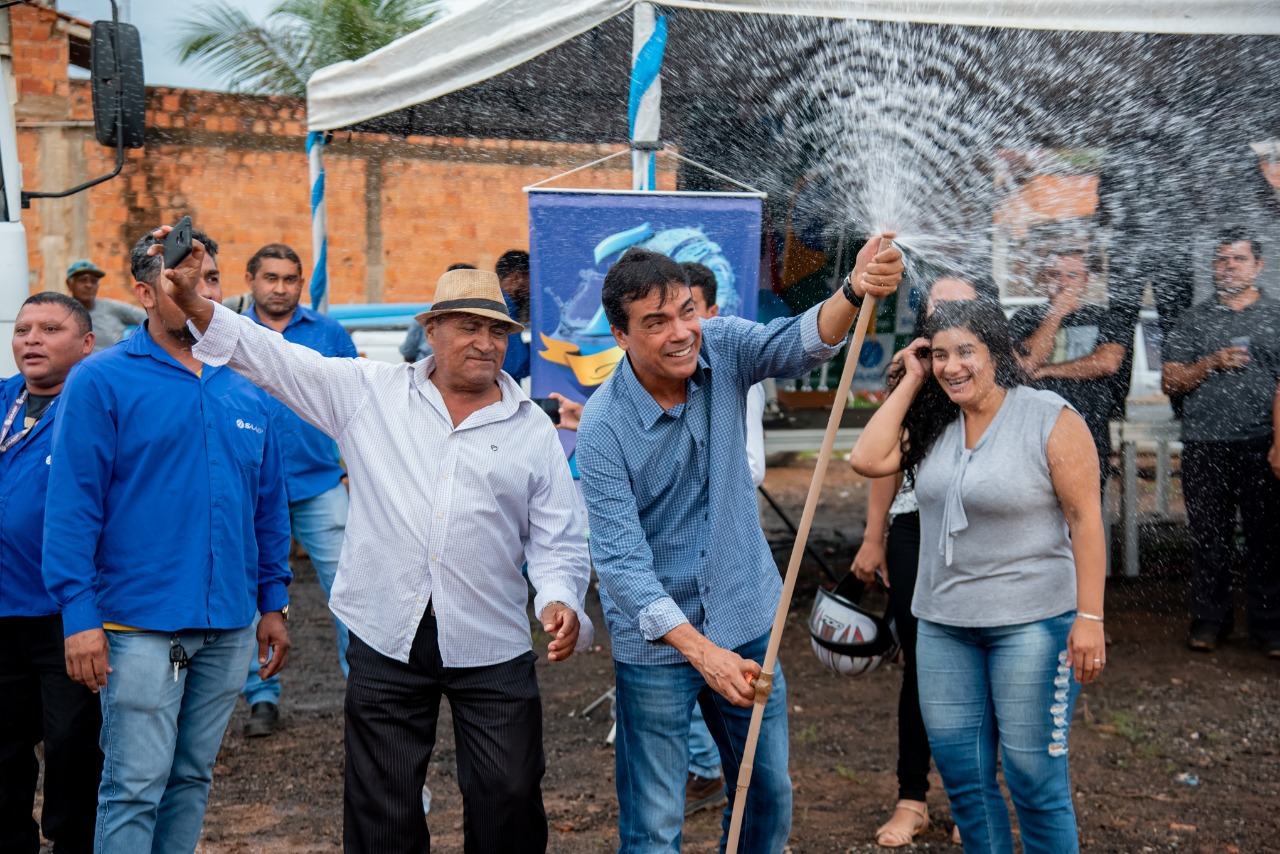 VS-10 recebe primeira etapa da rede de abastecimento de água