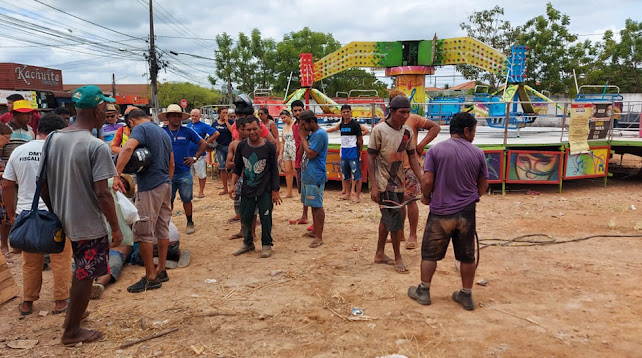 Homem morre após sofrer descarga elétrica durante montagem de parque de diversões em Marabá