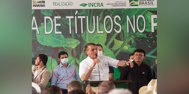 Vereador de Marabá entrega título de Honra ao Mérito ao presidente Bolsonaro