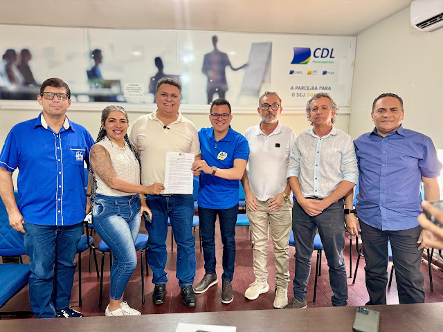 Câmara dos Dirigentes Lojistas de Parauapebas recebe candidato Rafael Ribeiro, que apresenta propostas para impulsionar o setor comercial