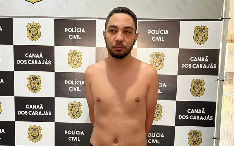 Suspeito por matar tio e tentar matar tia e prima é preso em Canaã.